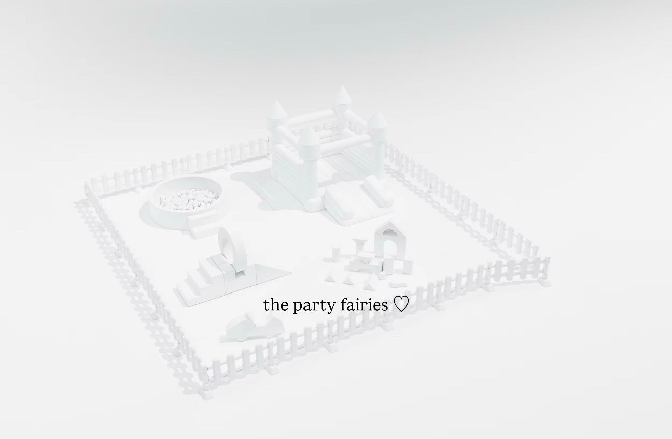 MEDIUM // White Luxe Soft Play Set #10 ♡