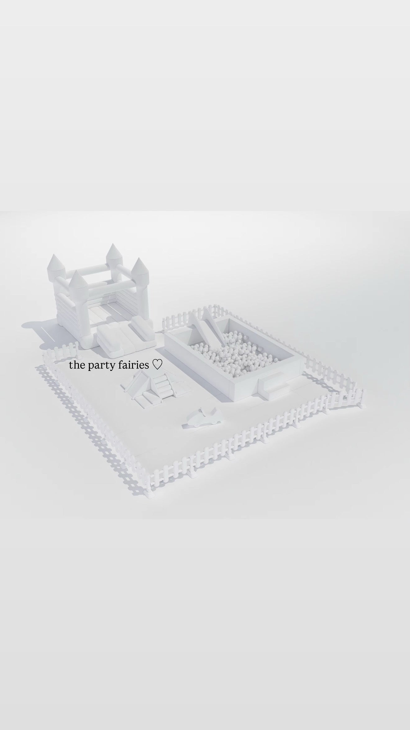 SMALL // White Luxe Soft Play Set #16 ♡