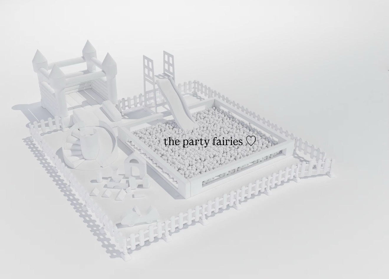 LARGE // White Luxe Soft Play Set #4 ♡