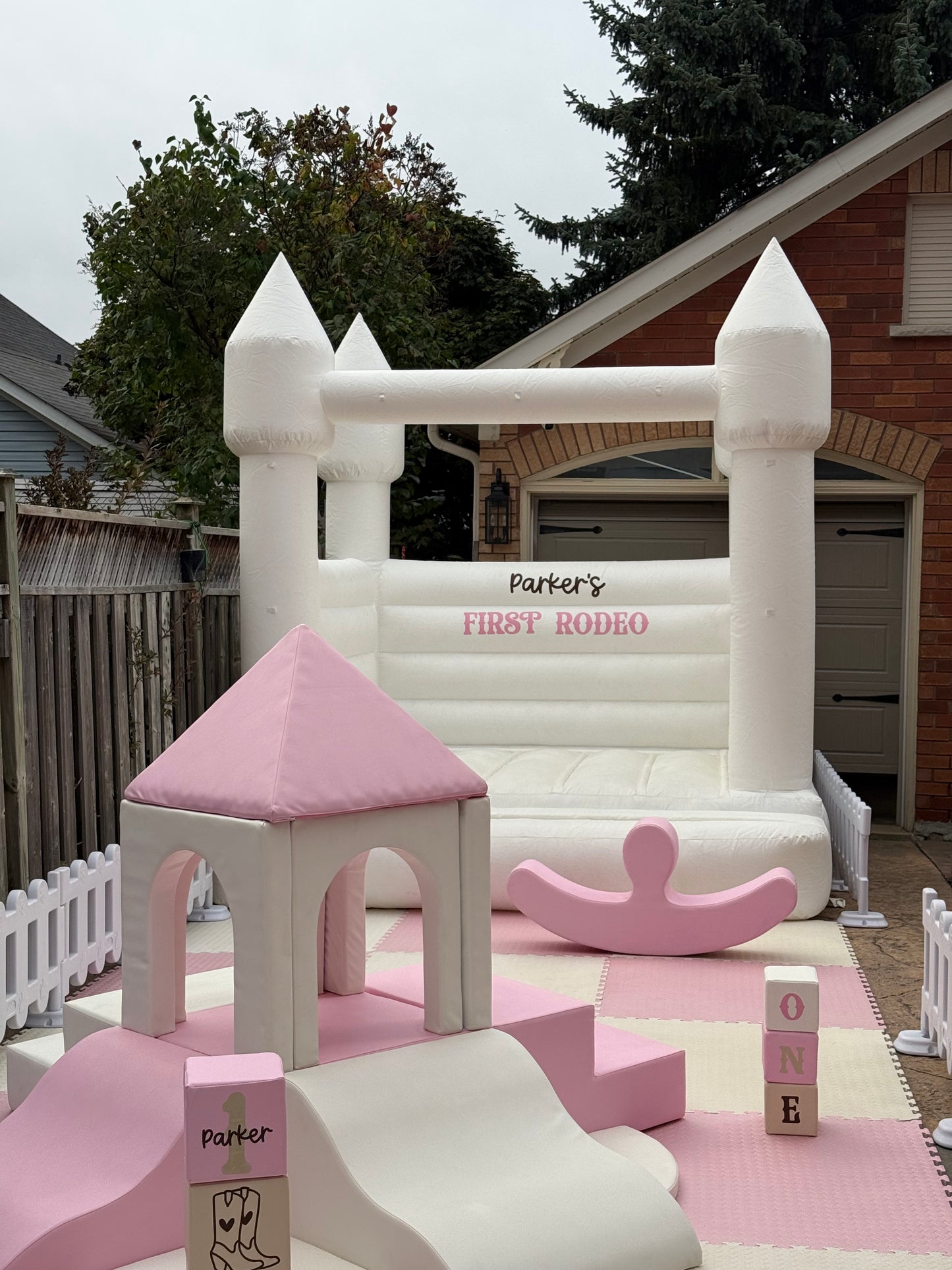 Large Pink Luxe Soft Play Set + Pink House
