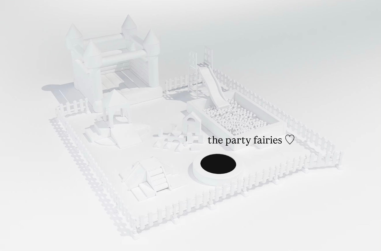 LARGE // White Luxe Soft Play Set #5 ♡