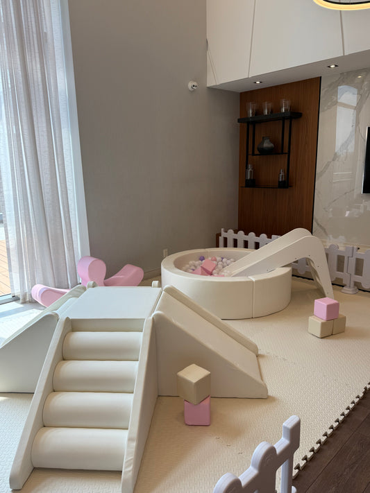 Luxe Soft Play Set - Round Ball Pit
