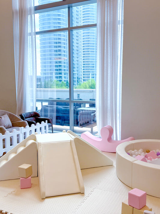 Luxe Soft Play Set - Round Ball Pit
