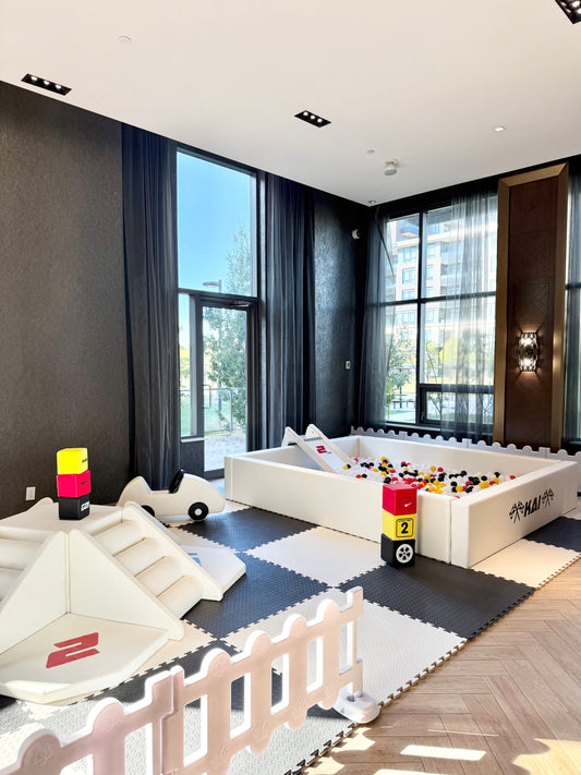 10x6ft Ball Pit + Pyramid Climber Play Set