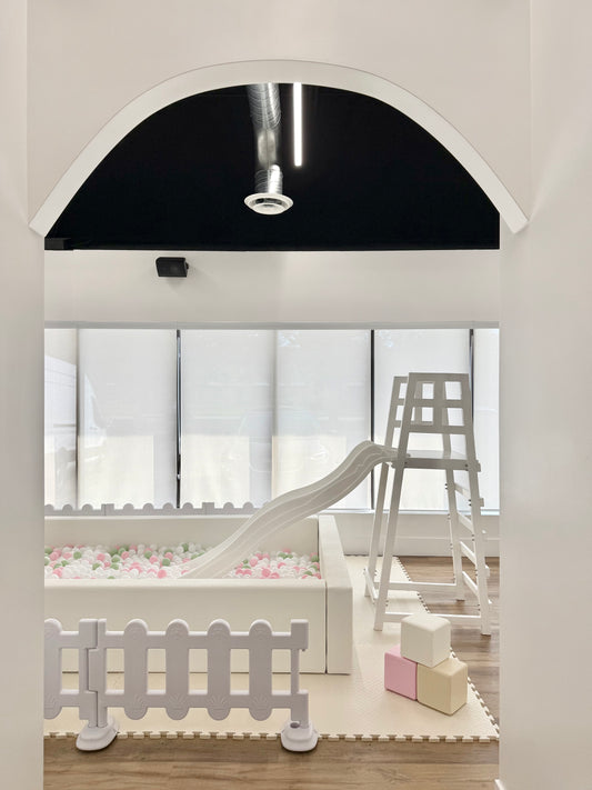 10x 8ft Ball Pit With Acrylic Window+ Single Slide ♡