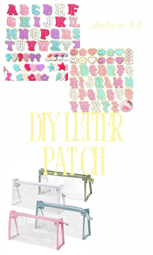 DIY- Letter Patch Pencil Case