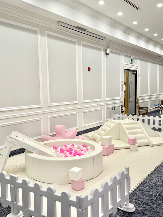 Mini Luxe Soft Play Set with Round Ball Pit ♡